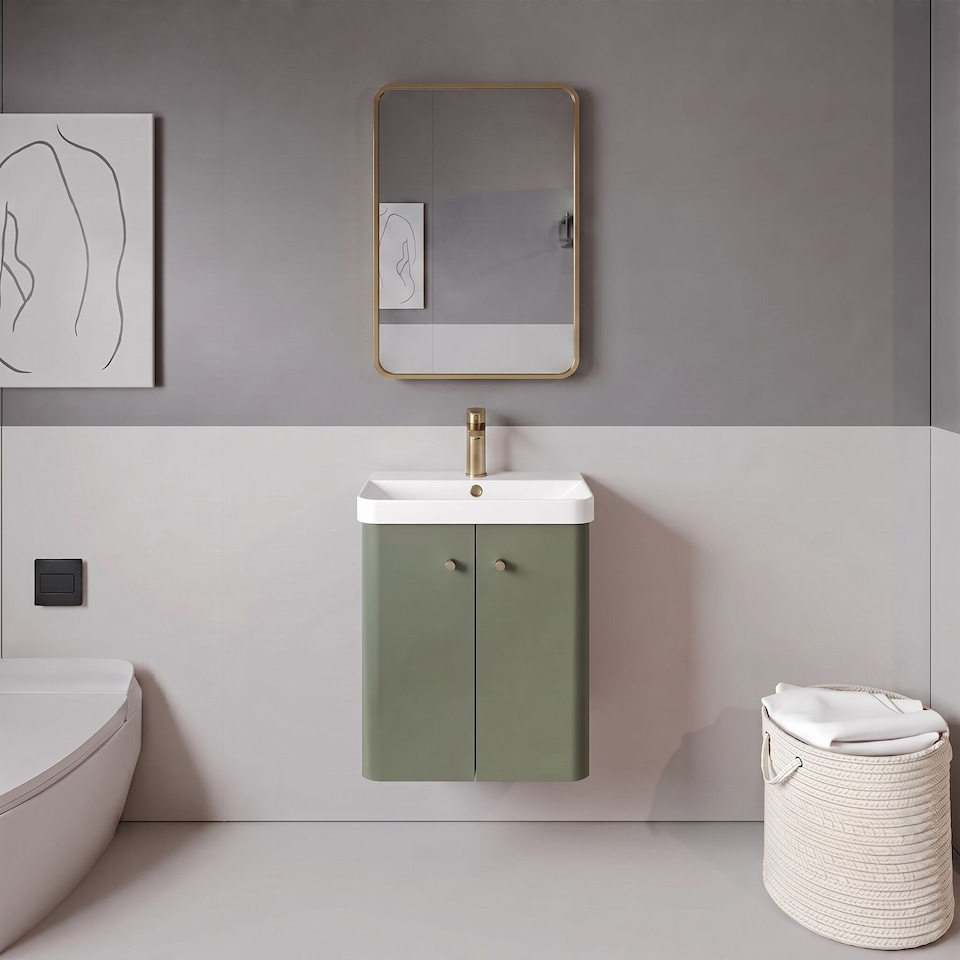 image 1 of Balterley Rectangular Bathroom Mirror Durable Brass