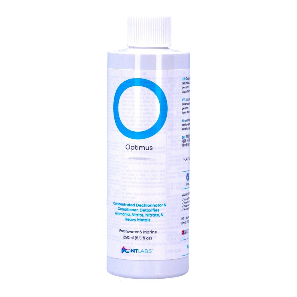 image 1 of NT Labs Optimus Fresh and Marine Water Conditioner Dechlorinator Ammonia Remover Multi