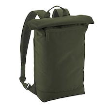 Bagbase Simplicity Lite Roll Top Backpack | Green | Pine Green | One Size | 1
