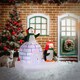 image 2 of HOMCOM 5ft Christmas Inflatable Two Penguins w/ Ice House for Garden Lawn