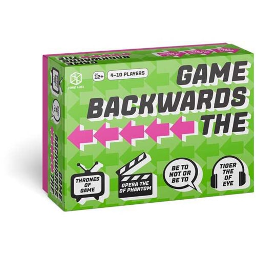 Backward Game - Board Game - Brand New