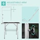 image 8 of PawHut Pet Foldable Grooming Table w/ Adjustable Arm Non-Slip Tabletop Leash