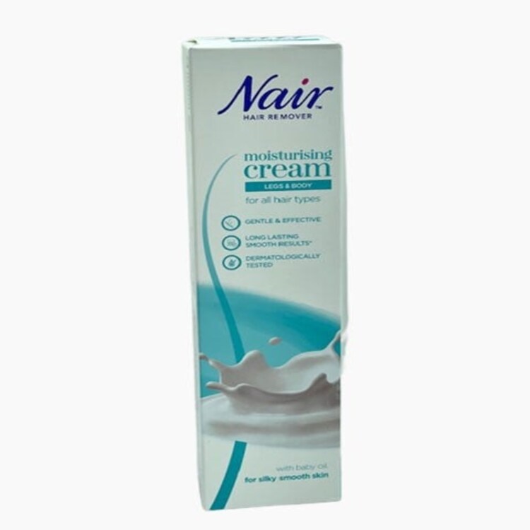 Nair Hair Remover Leg And Body Baby Oil Moisturising Cream 100 Ml