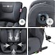 image 4 of Cozy N Safe Hudson i-Size Car Seat 76-150cm, ISOFix & Top Tether, 5 Point Harness, Forward Facing High Back Booster, Side Impact Protection, Adjustable Headrest, 15 Months to 12 Years (Slate)