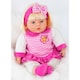 image 7 of BiBi Doll 24" Chubby Baby Doll Girl with Hair & Sounds