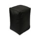 image 6 of Waterproof Cube Indoor Outdoor Bean Bag Foot Stool Pouffe Black
