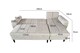 image 7 of Sienna 3 Seater Right Hand Facing Storage Sofa Bed in Grey, Silver or Beige | Silver | One Size