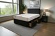image 1 of Sarah Plush Bed Set With Mattress, 2 Drawers Same Side & 24"Headboard