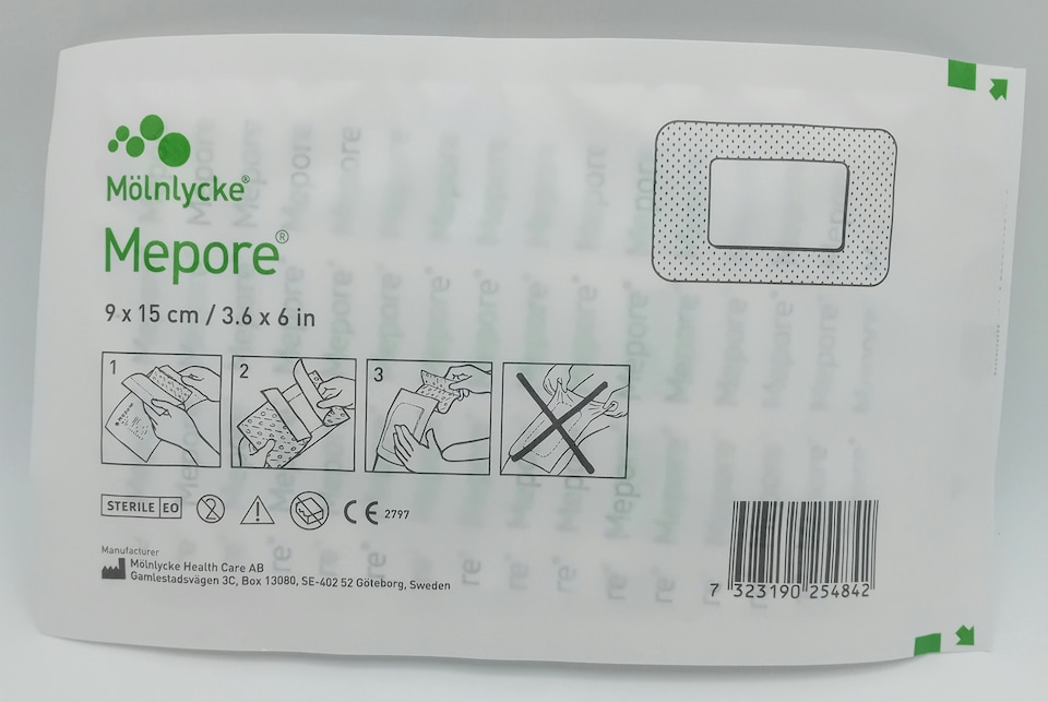 image 1 of Mepore Sterile Absorbent Dressings 9cm x 15cm Box of 50