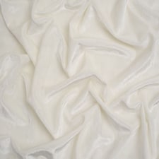 Minerva Core Range Cream Deluxe Crush Velvet Stretch Knit Fabric for Dressmaking, 155cm / 61" Wide - per metre