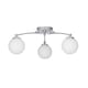 image 3 of Navarro 3 Light Chrome Semi Flush Ceiling Light