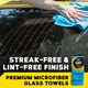 image 3 of Meguiar's Perfect Clarity Glass Towel 6/CV 16 x 16 Blue X190301EU