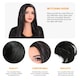 image 2 of Long Black Wig Black | One Size
