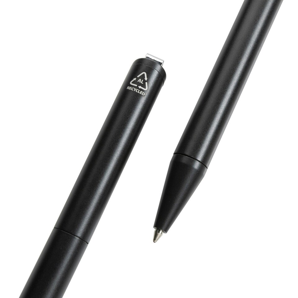image 1 of XD Collection Xavi Recycled Pen - Black - 14.2cm x 1cm