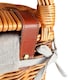 image 4 of Full Buff Willow Wheeled Shopping Basket Brown