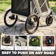 image 5 of PawHut Dog Stroller, Folding Pet Stroller for Small Medium Dogs