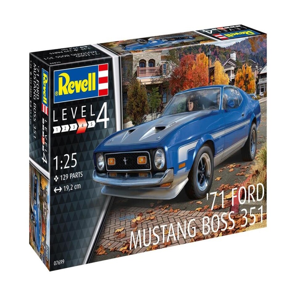 image 1 of Revell 1971 Mustang Boss 351 (1:25 Scale)