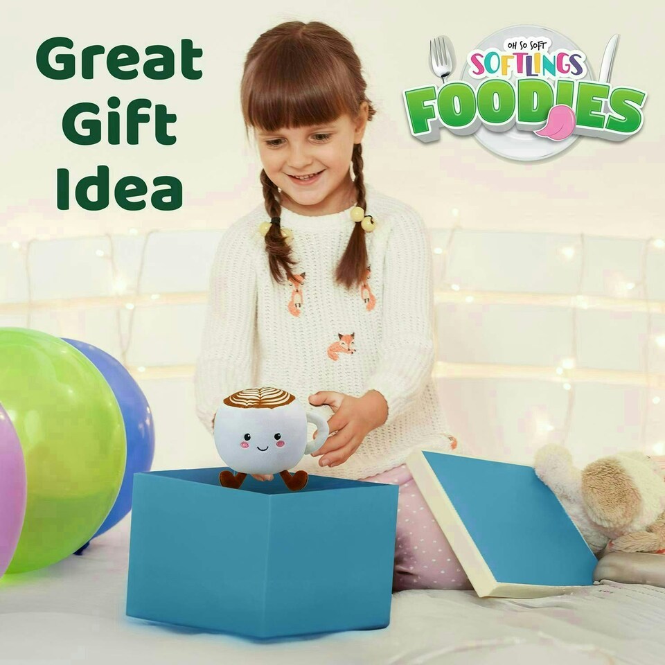 image 1 of Coffee Soft Toy Food Themed Cute Plush Cuddly Soft Fluffy 16cm Multi-Coloured