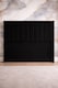 image 1 of Black Plush Panel Wing 54inch Floorstanding 6FT Headboard