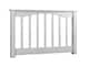 image 1 of 4ft6 Double Grey wood finish headboard solid,chunky   bed head end board | Grey