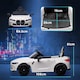 image 5 of AIYAPLAY BMW M4 Licensed Electric Car for Kids, 12V Kids Electric Ride on with Remote Control, Suspension, Music, Horn, LED Lights, for Ages 3-5 Years, White