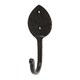 image 1 of Hammer & Tongs Arrowhead Coat Hook - W55mm x H140mm - Black | Black | Black | One Size