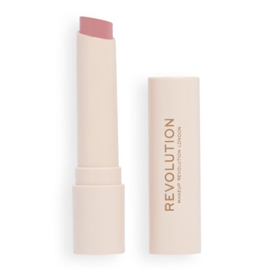 image 1 of Revolution Pout Balm Glossy Shine Lip Balm Bare Shine