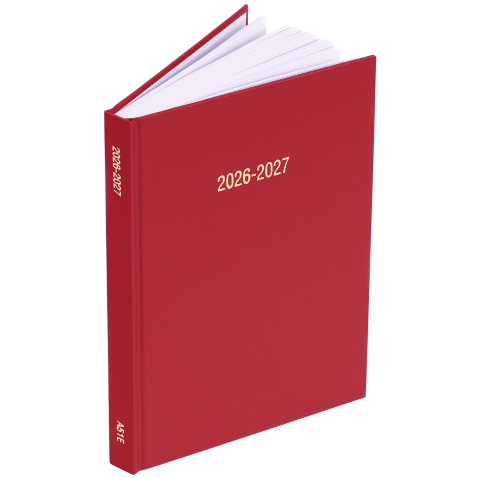 2026 2027 Academic Diary A5 Page a Day - Mid Year Hardback Planner From ...