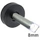 image 3 of SPARES2GO Universal Washing Machine Adjustable Screw in Foot (Pack of 4, 8mm Thread)