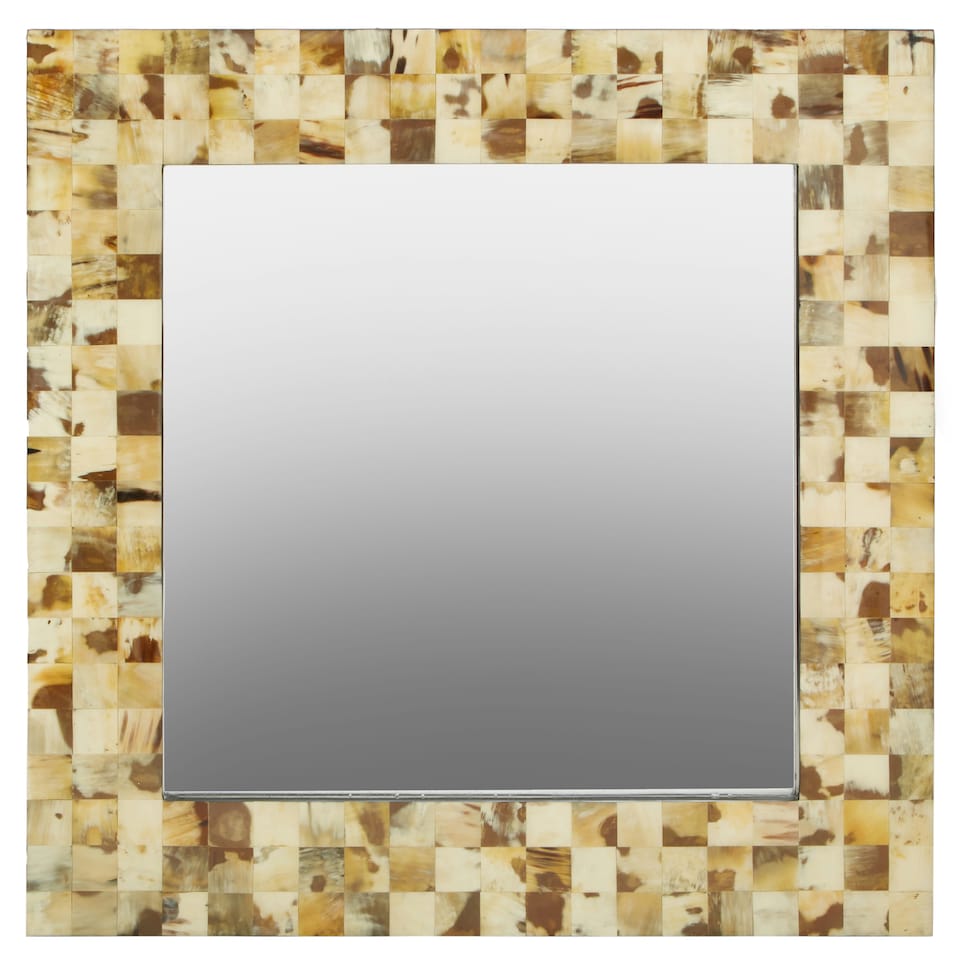 image 1 of Interiors by Premier Cream Mother of Pearl Wall Mirror Cream