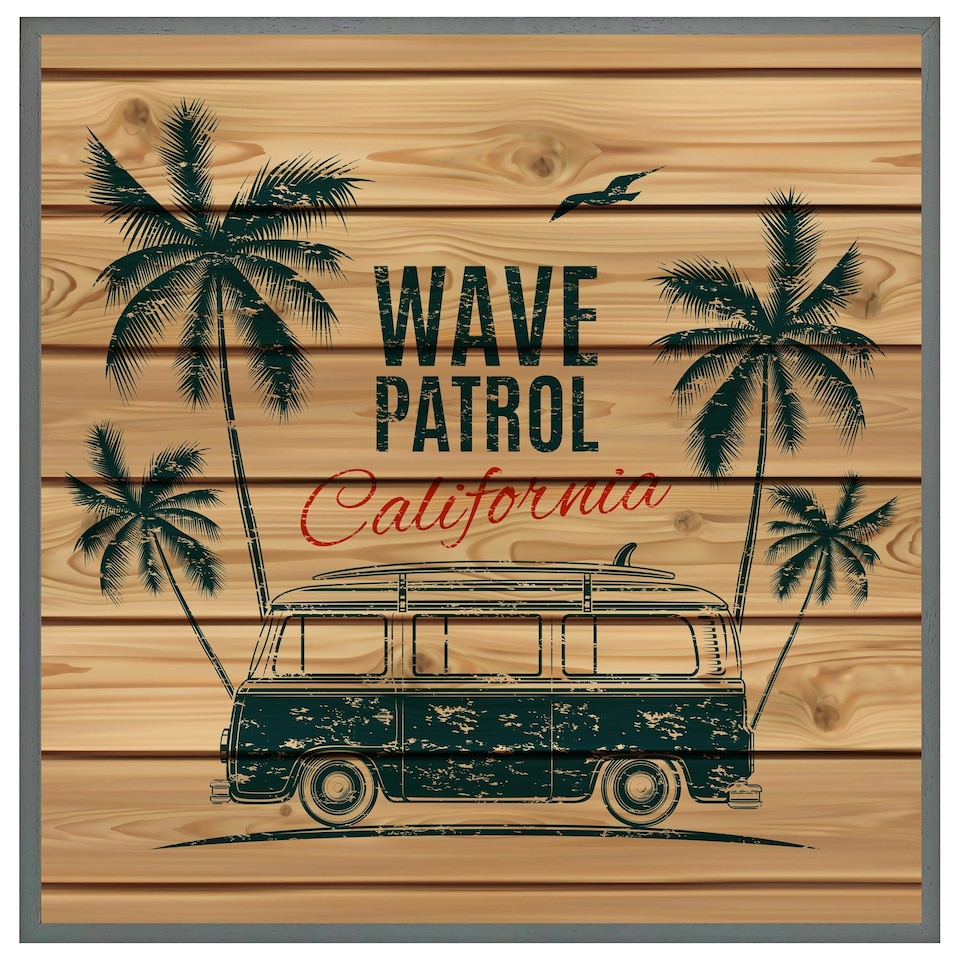 image 1 of California wave patrol (Picutre Frame) Brown | M