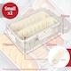 image 2 of SPARES2GO Food Storage Containers with Securing Clips Lid and 2 Removable Divider Compartments (Small, Pack of 2)