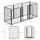 image 1 of Yaheetech 8-Panel Metal Dog Playpen, 66 × 80 cm Black