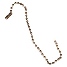 20cm Long Metal Ball Chain Extender for Label Tags - 100pcs