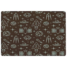 Planets and stars (Rug) Brown | Medium: 80x150cm