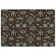 image 1 of Planets and stars (Rug) Brown | Medium: 80x150cm
