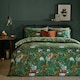 image 1 of furn. Into The Woods Printed Reversible Duvet Cover Set, King, Green | Green | King