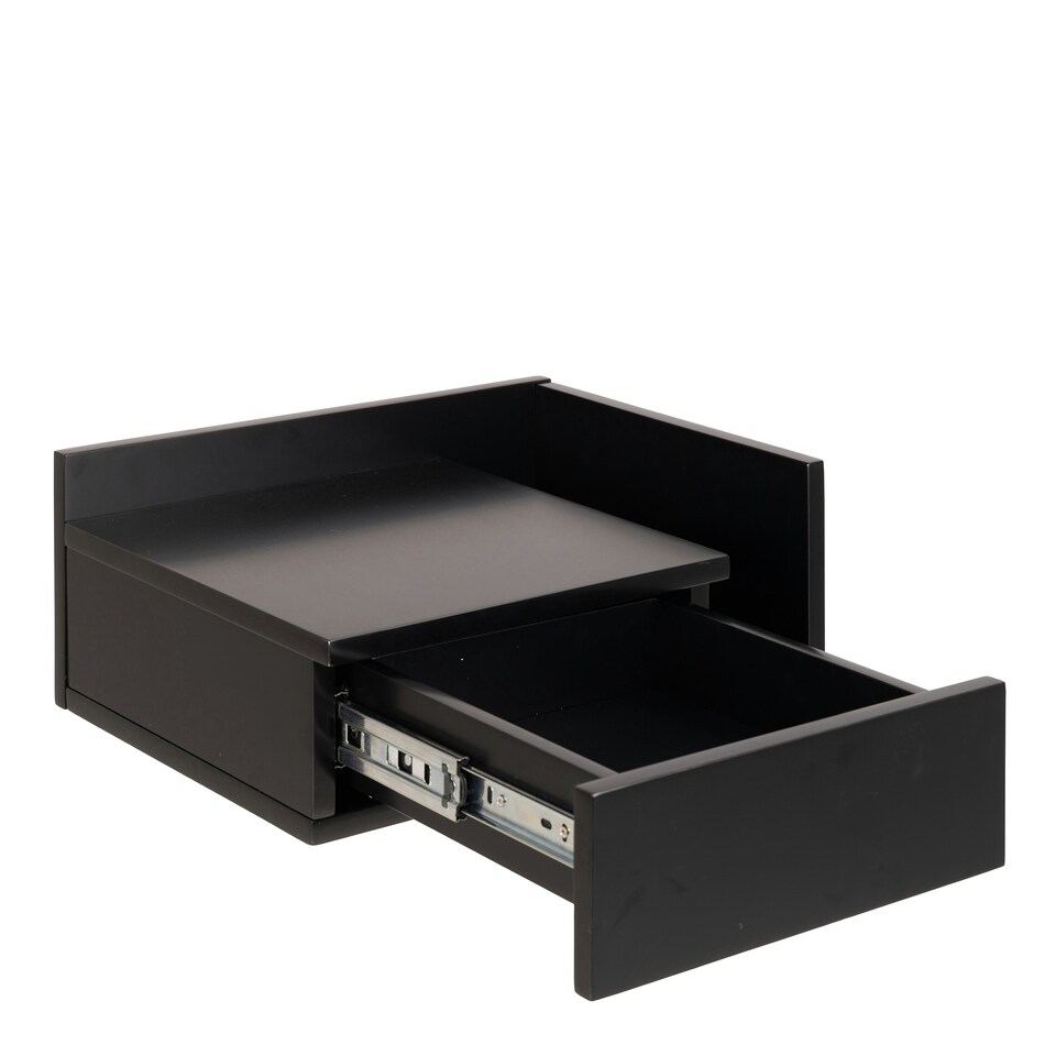 image 1 of Ashlan Bedside Table in Black