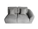 image 7 of The Veneto 5 Seater Lounger Sofa in Dark Grey or Cream | Cream | One Size