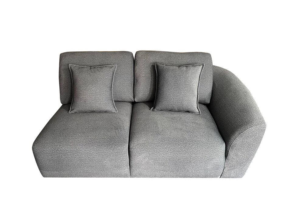 image 1 of The Veneto 5 Seater Lounger Sofa in Dark Grey or Cream | Cream | One Size