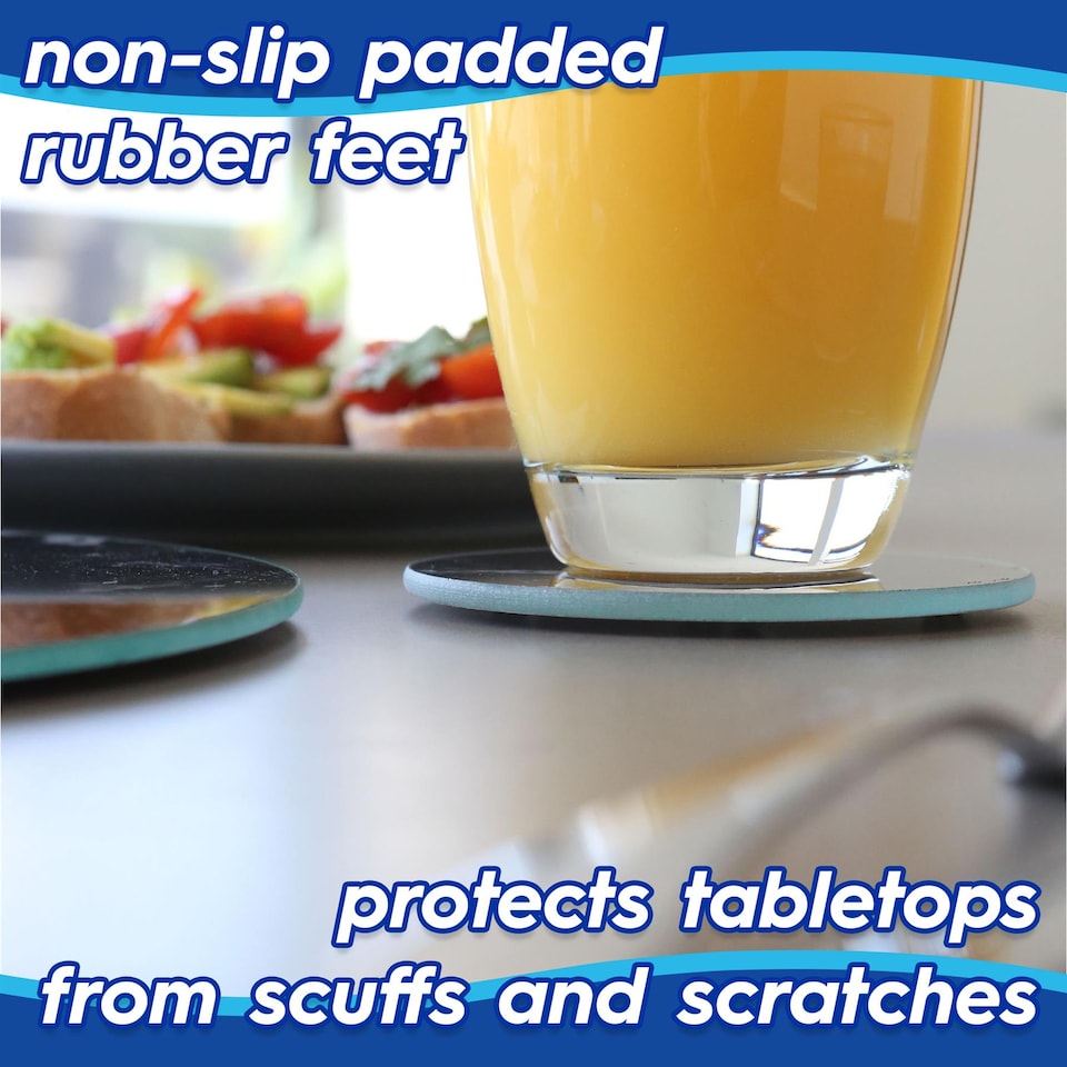 image 1 of Harbour Housewares Rectangle Glass Chopping Board - 50cm x 40cm - Black Marble | Black | Black Marble