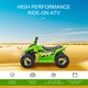 image 3 of HOMCOM 6V Kids Electric Ride on Car All Terrain Vehicle Toy Quad Bike with Forward Reverse Functions Toddlers for 18-36 Months Old Green