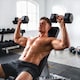 image 2 of HOMCOM Hexagonal Dumbbells Kit Weight Lifting Exercise for Home Fitness 2x8kg