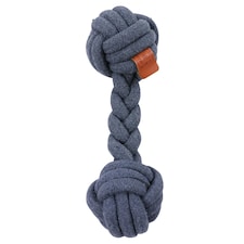 M-Pets Coto Double Ball Rope Dog Toy | Grey | Grey | 1
