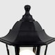 image 3 of ValueLights Traditional 1.2m Black IP44 Outdoor Garden Lamp Post Bollard Light - Includes 6w LED GLS Bulb 3000K Warm White Black