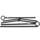 image 5 of Primrose Black Steel Hammock Stand with Carry Bag Included