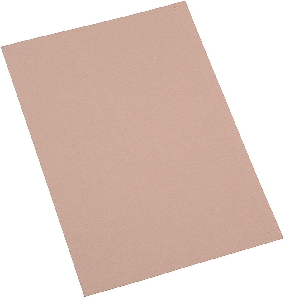 image 1 of Pack of 100 170gsm Foolscap Buff Kraft Square Cut Folders