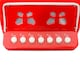 image 3 of 7 Keys 2 Bass Children's Red Toy Accordion Musical Instrument
