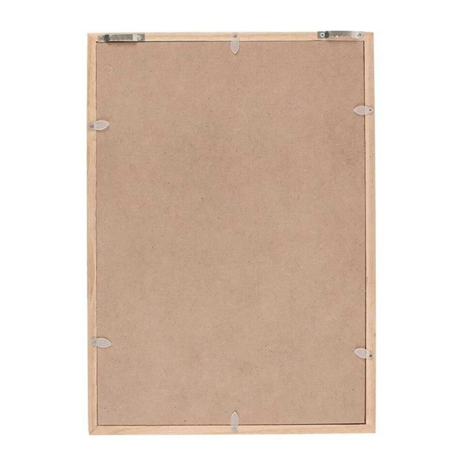 image 1 of Something Different Leopard Palm Framed Poster - Beige/Yellow/Orange - One Size