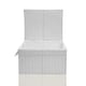 image 1 of White Paper Rope Woven Storage Xmas Hamper Basket Box with White Cloth Lining – Decorative Gift Basket for Christmas, Weddings, Parties & Home Storage